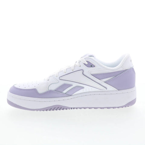 Reebok ATR Chill Womens White Leather Lace Up Lifestyle Sneakers Shoes