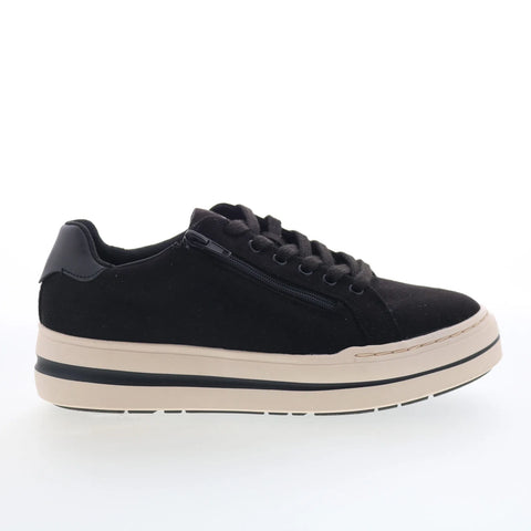 Clarks Audreigh Sky 26179784 Womens Black Wide Lifestyle Sneakers Shoes