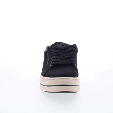 Clarks Audreigh Sky 26179784 Womens Black Wide Lifestyle Sneakers Shoes