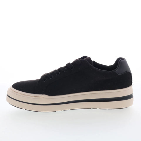 Clarks Audreigh Sky 26179784 Womens Black Wide Lifestyle Sneakers Shoes
