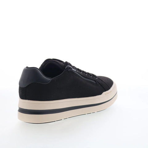 Clarks Audreigh Sky 26179784 Womens Black Wide Lifestyle Sneakers Shoes