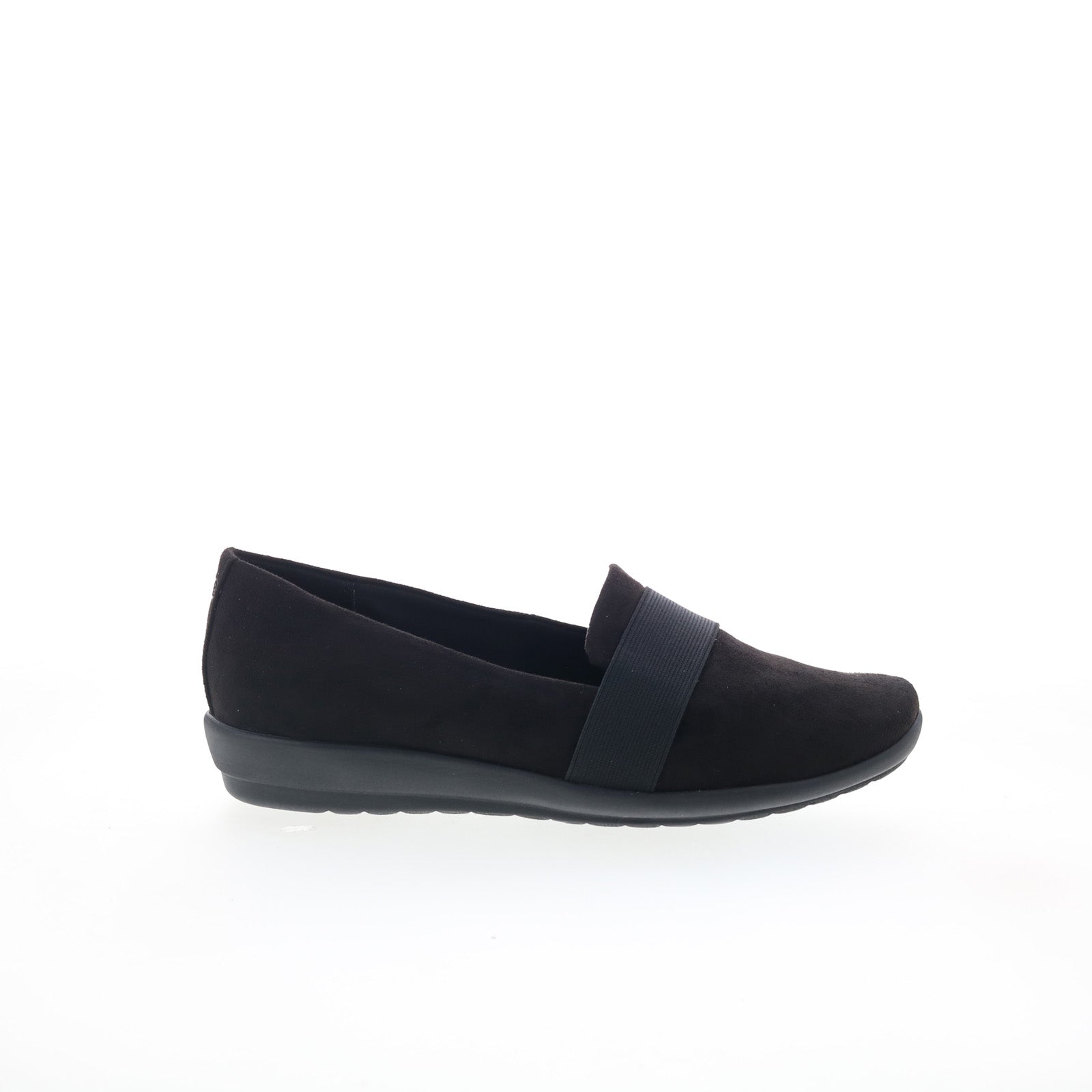 Easy Street Audrey Womens Wedge Slip On Loafers - Black
