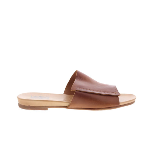 Miz Mooz Arelia EU AURELIA-EU Womens Brown Leather Slides Sandals Shoes