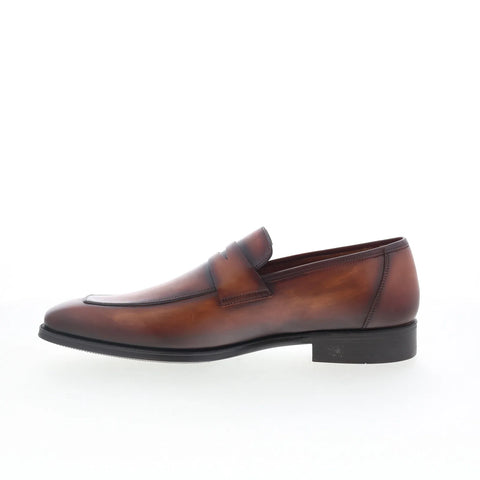 Mezlan Avenue 20496 Mens Brown Leather Loafers & Slip Ons Penny Shoes