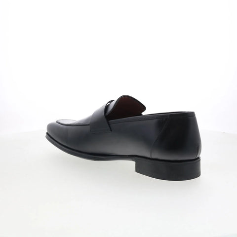 Mezlan Avenue 23902 Mens Black Leather Loafers & Slip Ons Penny Shoes
