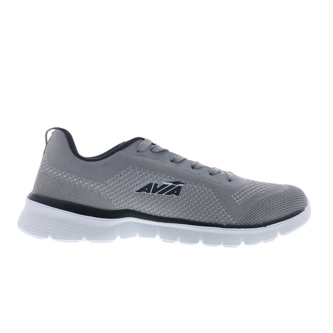 Avia Avi-Dive AA50075MN Mens Gray Mesh Lace Up Athletic Running Shoes