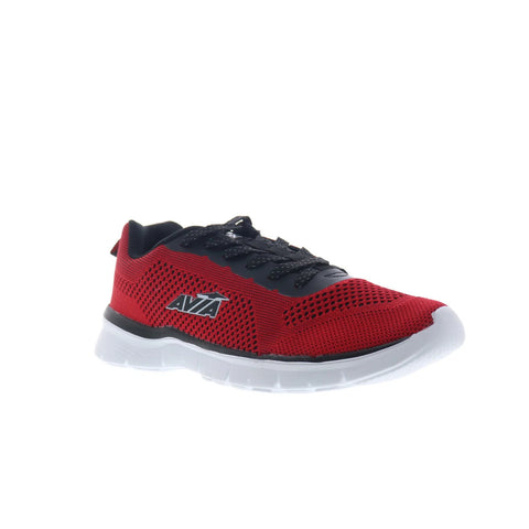 Avia Avi-Dive AA50075MRB Mens Red Mesh Lace Up Athletic Running Shoes