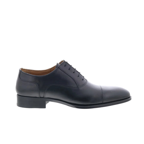 Pastori by Di Bianco Avitus Mens Black Oxfords & Lace Ups Cap Toe Shoes