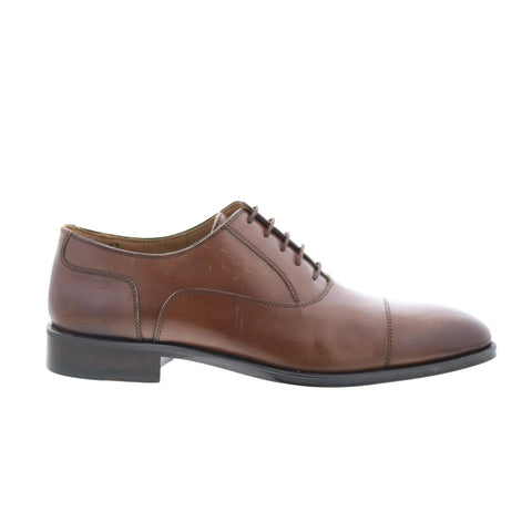 Pastori by Di Bianco Avitus Deco Mens Brown Oxfords & Lace Ups Cap Toe Shoes