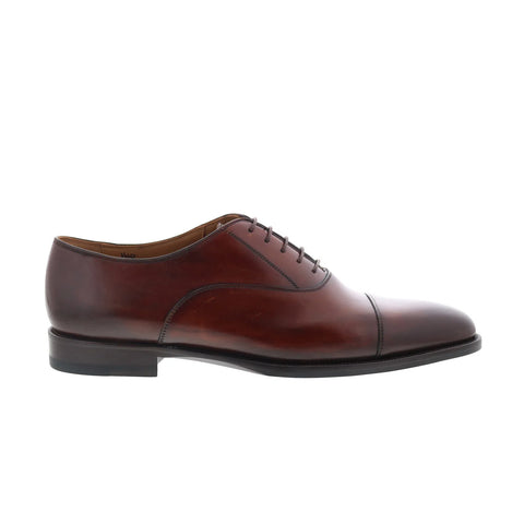 Pastori by Di Bianco Avitus Mens Brown Oxfords & Lace Ups Cap Toe Shoes