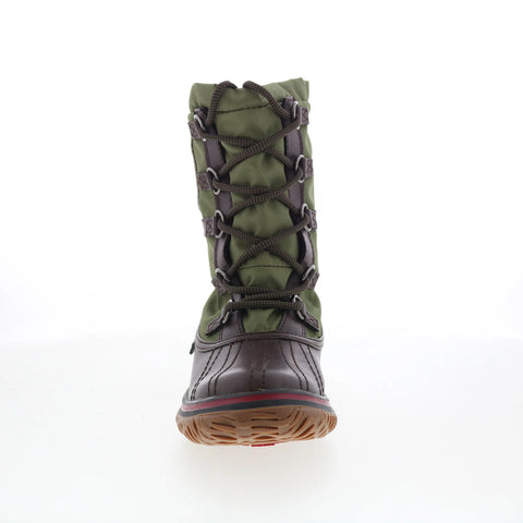 Pajar Aviva PDPAB00190.01 Womens Green Synthetic Lace Up Casual Dress Boots