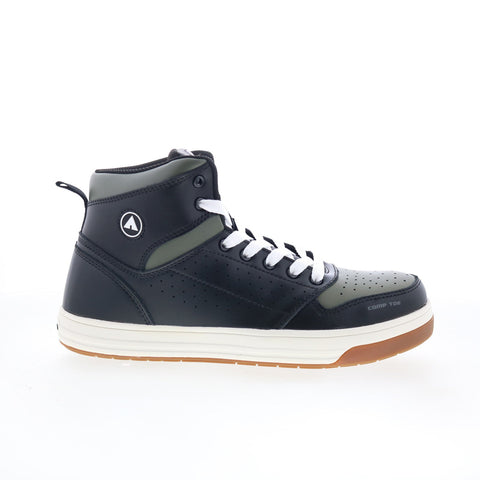 Airwalk Arena Mid Composite Toe EH Mens Black Wide Work & Safety Shoes