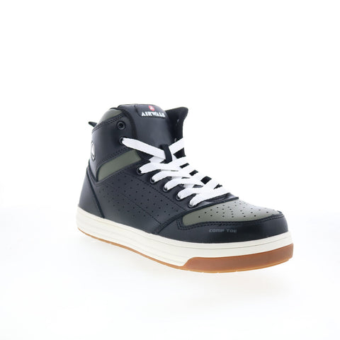 Airwalk Arena Mid Composite Toe EH AW6453 Mens Black Work & Safety Shoes