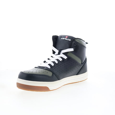 Airwalk Arena Mid Composite Toe EH Mens Black Wide Work & Safety Shoes