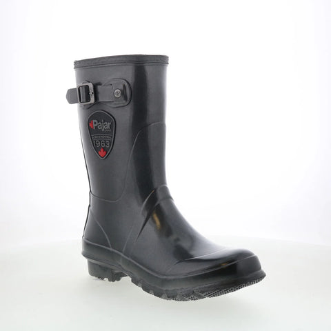 Pajar Axara 51762 Womens Black Synthetic Pull On Mid Calf Boots