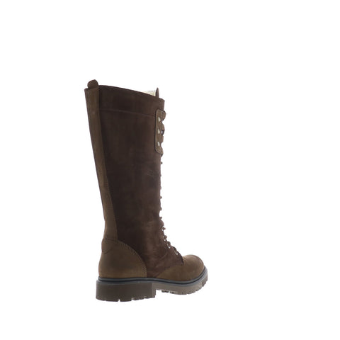 Bos. & Co. Axe Womens Brown Nubuck Lace Up Casual Dress Boots