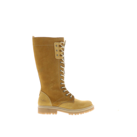 Bos. & Co. Axe Womens Brown Nubuck Lace Up Casual Dress Boots