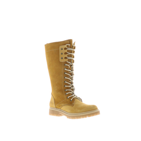 Bos. & Co. Axe Womens Brown Nubuck Lace Up Casual Dress Boots