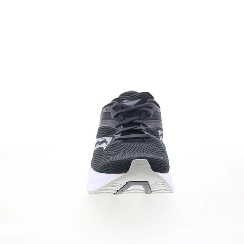 Saucony Axon S10657-45 Womens Black Canvas Lace Up Athletic Running Shoes