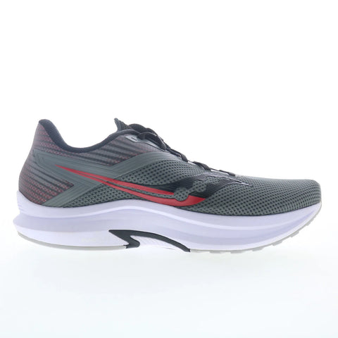Saucony Axon S20657-46 Mens Gray Mesh Lace Up Athletic Running Shoes