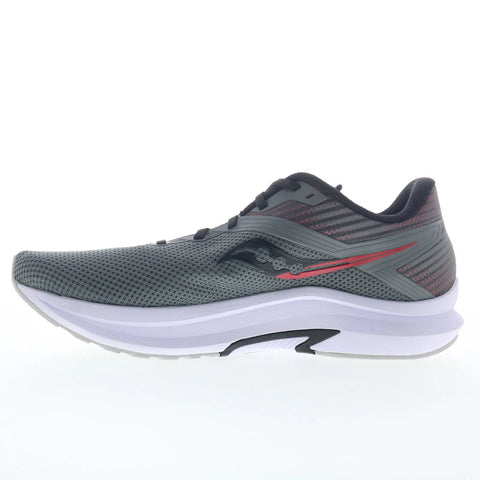 Saucony Axon S20657-46 Mens Gray Mesh Lace Up Athletic Running Shoes