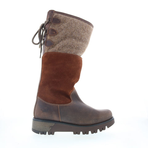 Bos. & Co. Goose Prima B16226 Womens Brown Suede Zipper Casual Dress Boots