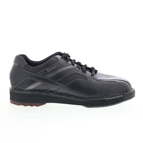 Dexter B1900-1 Mens Black Synthetic Lace Up Athletic Bowling Shoes