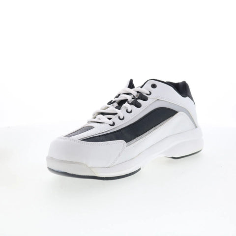 Dexter Magnum B2058-15 Mens White Leather Lace Up Athletic Bowling Shoes