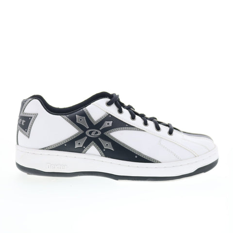 Dexter Choppa B2252-9 Mens White Synthetic Lace Up Athletic Bowling Shoes