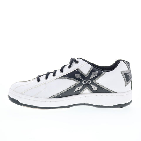 Dexter Choppa B2252-9 Mens White Synthetic Lace Up Athletic Bowling Shoes