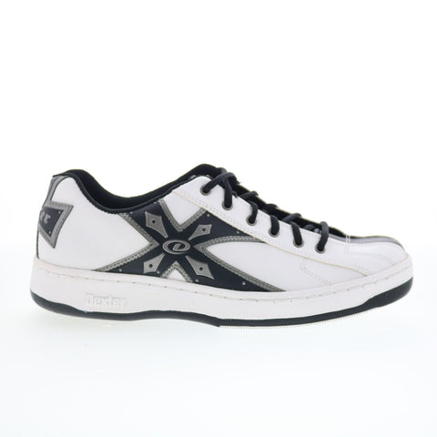 Dexter Choppa B2252-9K Mens White Synthetic Lace Up Athletic Bowling Shoes