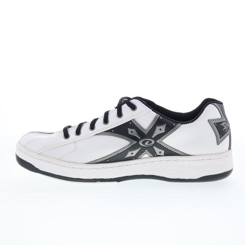Dexter Choppa B2252-9K Mens White Synthetic Lace Up Athletic Bowling Shoes