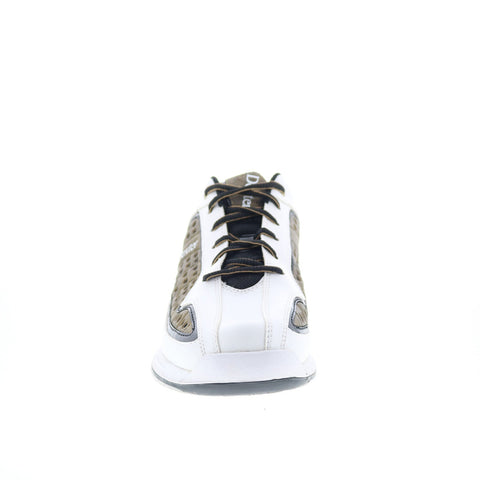 Dexter B2259-4 Mens White Synthetic Lace Up Athletic Bowling Shoes