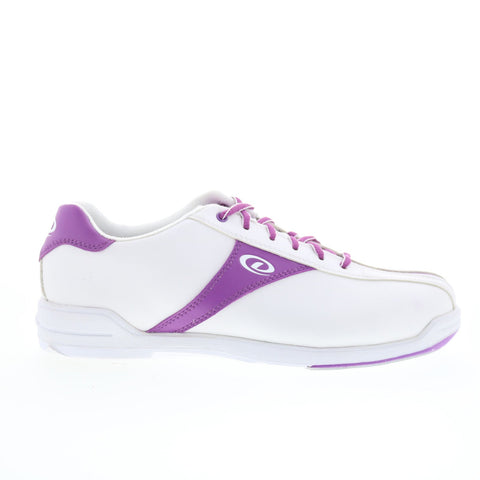 Dexter B2263-3 Mens White Synthetic Lace Up Athletic Bowling Shoes