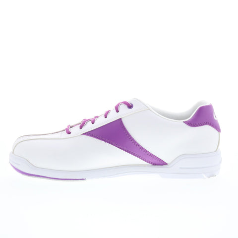 Dexter B2263-3 Mens White Synthetic Lace Up Athletic Bowling Shoes