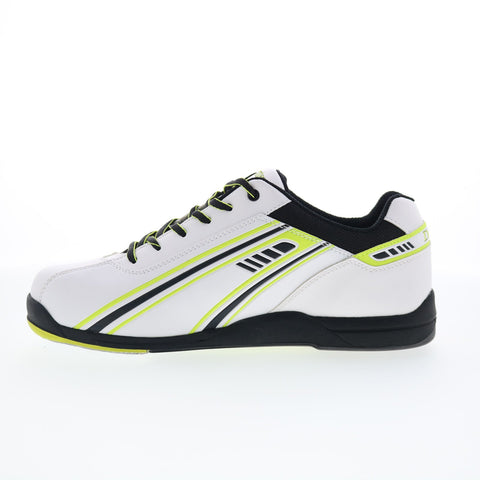 Dexter Keith B2266-9 Mens White Synthetic Lace Up Athletic Bowling Shoes