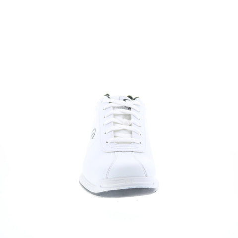 Dexter B2417-8 Mens White Synthetic Lace Up Athletic Bowling Shoes