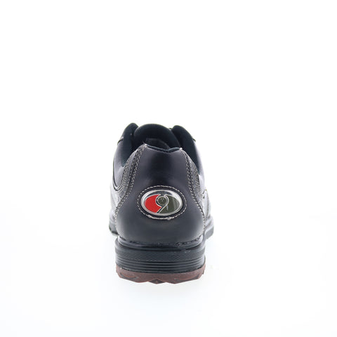 Dexter T.H.E 9 B3100-1 Mens Black Leather Lace Up Athletic Bowling Shoes