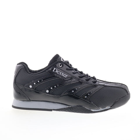 Dexter Heidi B4258-1 Womens Black Synthetic Lace Up Athletic Bowling Shoes