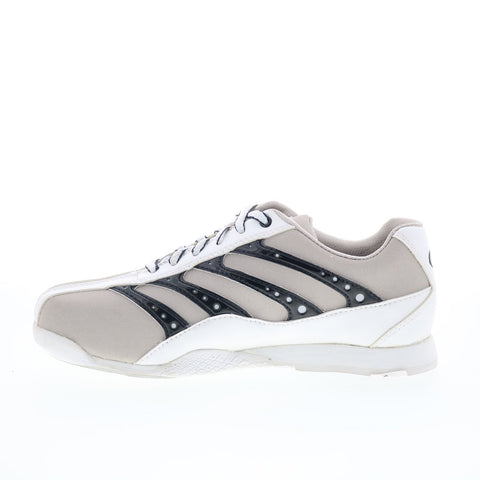 Dexter B4258-2 Womens Beige Synthetic Lace Up Athletic Bowling Shoes