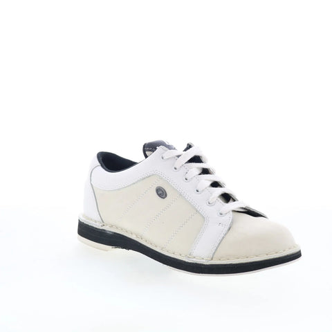 Dexter SST B900-19LH Womens White Leather Lace Up Athletic Bowling Shoes