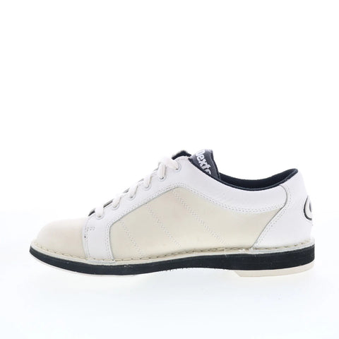 Dexter SST B900-19LH Womens White Leather Lace Up Athletic Bowling Shoes