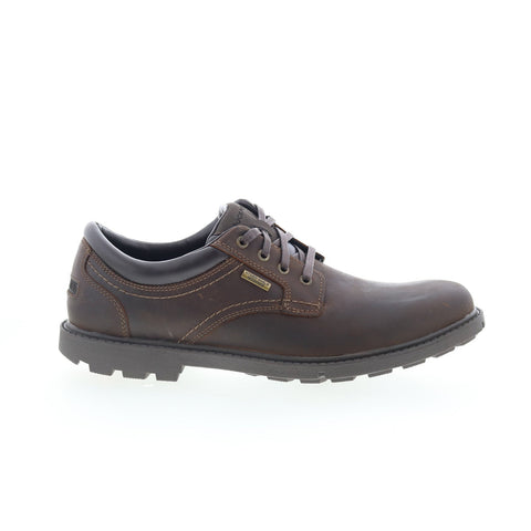 Rockport Storm Surge Plain Toe BA13717 Mens Brown Oxfords Plain Toe Shoes