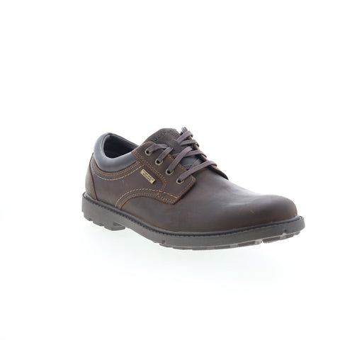 Rockport Storm Surge Plain Toe BA13717 Mens Brown Oxfords Plain Toe Shoes
