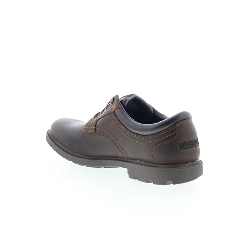 Rockport Storm Surge Plain Toe BA13717 Mens Brown Oxfords Plain Toe Shoes
