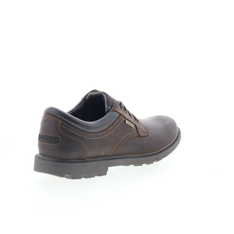 Rockport Storm Surge Plain Toe BA13717 Mens Brown Oxfords Plain Toe Shoes