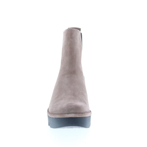 Fly London Bagu BAGU233FLY-011 Womens Gray Suede Chelsea Boots