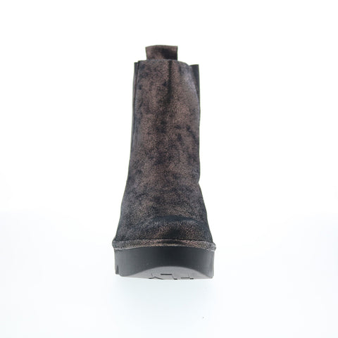 Fly London Bagu BAGU233FLY-010 Womens Gray Leather Chelsea Boots