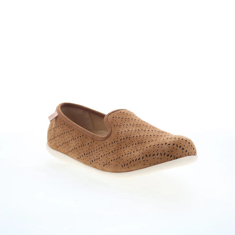 Spenco Bailey Ballet SP1060SAD Womens Brown Slip On Ballet Flats Shoes