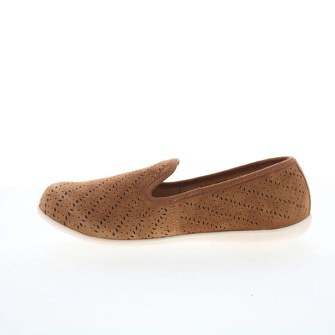 Spenco Bailey Ballet SP1060SAD Womens Brown Slip On Ballet Flats Shoes